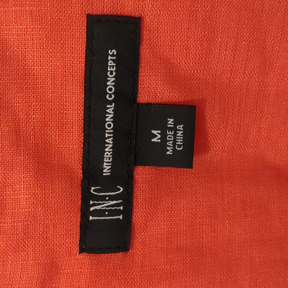 INC International Concepts Linen Top - Picture 2 of 8